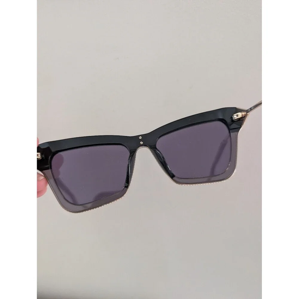 Karen Walker Dark Matter Black Sunglasses